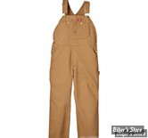 SALOPETTE - DICKIES - BIB OVERALL DUCK - MARRON CLAIR - TAILLE US 34/32 - NEUF - NI REPRIS - NI ÉCHANGÉ -