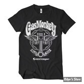 - TEE-SHIRT -  GAS MONKEY - Garage Big piston t-shirt - BLACK - TAILLE M