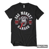 - TEE-SHIRT -  GAS MONKEY - Garage Round seal t-shirt - BLACK - TAILLE M