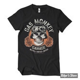 - TEE-SHIRT -  GAS MONKEY - Garage Skull t-shirt - BLACK - TAILLE M