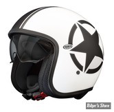 CASQUE JET  - PREMIER HELMETS - VINTAGE STAR 8 BM - BLANC 