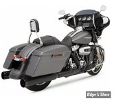 SILENCIEUX DE REMPLACEMENT - TOURING MILWAUKEE EIGHT 17UP - KHROME WERKS - SLIP-ON HP PLUS - DIAMÈTRE : 4"1/2 - CORPS : NOIR / EMBOUTS : KLASSIC NOIRS - 202825