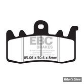 - PLAQUETTES AVANT- SPORTSTER RH - OEM 41300227 - SPORTSTER 21UP - EBS - DOUBLE-H SINTERED - FA630HH