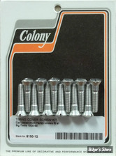 ECLATE I - PIECE N° 33 - VISSERIE DE CARTER DE DISTRIBUTION - BIG TWIN 36/69 - COLONY - STOCK STYLE - CADMIUM - 8150-12