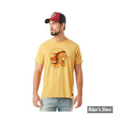 -TEE-SHIRT - VON DUTCH - PRINTED T-SHIRT - LION YELLOW - TAILLE M