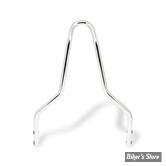 MONTANT DE SISSY BAR - LARGEUR : 11.06 / 28.00 CM - MCS - MONTANT DE SISSY - POINTED TOP - HAUTEUR : 14.20" / 36.00 CM - CHROME