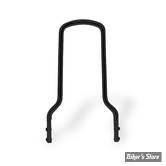 MONTANT DE SISSY BAR - LARGEUR : 8" 3/4 / 22.20 CM - MCS - MONTANT DE SISSY BAR ROND - REGULAR TOP - HAUTEUR  : 15" / 38.10 CM - NOIR