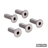 VIS TETE FRAISEE 1/2-13 X 25,40MM / 1" - ALLEN - INOX - LES 5 PIECES