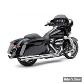 SILENCIEUX COBRA - 909-Twins Slip-On Mufflers - TOURING 17up - CHROME - 6108