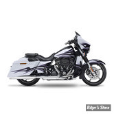 SILENCIEUX KESSTECH - TOURING MILWAUKEE EIGHT 107CI 17/20 - 2IN2 FL-DOUBLE Ø 104 MM SLIP-ONS ESE - FINITION : CHROME / EMBOUT : ROUND END CHROME - 170-1442-749