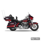 SILENCIEUX KESSTECH - TOURING MILWAUKEE EIGHT 107CI 17/20 - 2IN2 FL-DOUBLE Ø 104 MM SLIP-ONS ESE - FINITION : NOIR / EMBOUT : SLASH UP NOIR MAT - 170-1442-762