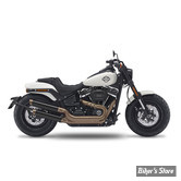 SILENCIEUX - KESSTECH - SOFTAIL M8 107CI FXFB 18/20 - 2IN2 FUSION SHORT SLIP-ONS - FINITION : NOIR / EMBOUT : SHORTDOWN GOLD - 182-2132-797G