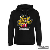 - SWEAT SHIRT A CAPUCHE - EVEL KNIEVEL - King Of Stuntmen Epic hoodie - BLACK - TAILLE S