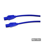 Ø  8.0MM - FILS DE BOUGIES UNIVERSEL - TAYLOR / SUMAX - 8.00MM SPIRO-PRO UNIVERSAL SPARK PLUG WIRE SET - ANGLE : 180° - COULEUR : BLEU - LONGUEUR : 24" - 76685