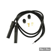 Ø  8.0MM - FILS DE BOUGIES UNIVERSEL - TAYLOR / SUMAX - PRO COMP UNIV. SPARK PLUG WIRE KIT - ANGLE : 180° - COULEUR : NOIR - LONGUEUR : 36" - 86085