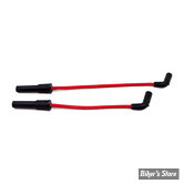 FILS DE BOUGIES - STREET 750 / XG500 - TAYLOR SUMAX - 8.2MM THUNDERVOLT SPARK PLUG WIRE SET - ROUGE 