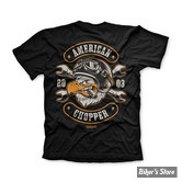 -TEE-SHIRT - AMERICAN CHOPPER - Cigar Eagle t-shirt - BLACK - TAILLE S