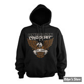 - SWEAT SHIRT A CAPUCHE - AMERICAN CHOPPER - Orange County hoodie - TAILLE S