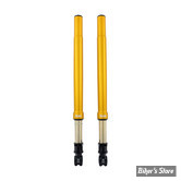 FOURCHES ÖHLINS INVERSÉE 43MM : KIT JAMBES DE FOURCHE CUSTOM 43 USD - LONGUEUR 800MM  / 8.5N/MM - OR