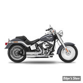 -  ECHAPPEMENT KESSTECH - SOFTAIL 96CI 07/11 - 2IN2 3" SHOTGUN-LOW EXHAUST ESM2 - FINTION : POLI / EMBOUT : STRAIGHT SHORT POLI