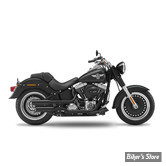 SILENCIEUX KESSTECH - SOFTAIL 96CI FLSTF 07/11 - 2IN2 3" HIGH SLIP-ONS ESM2 - FINITION : NOIR / EMBOUT : Stainless Short NOIR MAT - 101-2122-765