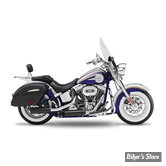 SILENCIEUX KESSTECH - SOFTAIL 110CI CVO 11/15 - 2IN2 3" LOW SLIP-ONS ESM2 - FINITION : NOIR / EMBOUT : Stainless Short NOIR MAT - 111-2112-765