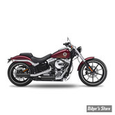 SILENCIEUX KESSTECH - SOFTAIL 103CI FXSB 12/16 - 2IN2 3" LOW SLIP-ONS ESM3 - FINITION : NOIR / EMBOUT : Stainless Short Black noir mat - 120-2112-765