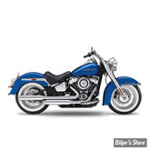 SILENCIEUX - KESSTECH - SOFTAIL M8 107CI FLDE 18/20 - 2IN2 FUSION LONG SLIP-ONS ESE - FINITION : CHROME / EMBOUT : STRAIGHTCUT SHORT POLI - 180-2112-715