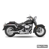 SILENCIEUX KESSTECH - SOFTAIL 80CI SOFTAIL EVOLUTION FXST 84/99 - 2IN2 3" LOW SLIP-ONS ESM2 - FINITION : CHROME / EMBOUT : Stainless Short chromé - 2012-715