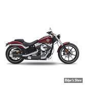 SILENCIEUX KESSTECH - SOFTAIL 103CI FXSB 12/16 - 2IN2 3" LOW SLIP-ONS ESM3 - FINITION : NOIR / EMBOUT : Tapered chromé - 120-2112-791