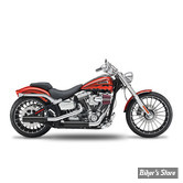 SILENCIEUX KESSTECH - SOFTAIL 110CI CVO BREAKOUT PRO STREET - 2IN2 3" LOW SLIP-ONS ESM3 - FINITION : NOIR / EMBOUT : Straightcut Roundend NOIR MAT - 131-2112-763