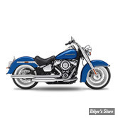 SILENCIEUX - KESSTECH - SOFTAIL M8 107CI FLDE 18/20 - 2IN2 FUSION LONG SLIP-ONS ESE - FINITION : CHROME / EMBOUT : TAPERED CHROME - 180-2112-711