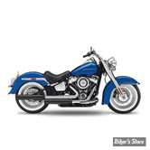 SILENCIEUX - KESSTECH - SOFTAIL M8 107CI FLDE 18/20 - 2IN2 FUSION LONG SLIP-ONS ESE - FINITION : NOIR / EMBOUT : Straightcut Roundend NOIR - 180-2112-763