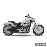 SILENCIEUX - KESSTECH - SOFTAIL M8 FLFB / FXRB/S 107CI 18/20 - FUSION LONG SLIP-ONS - FINITION : NOIR / EMBOUT : RIFFLE NOIR - 180-2122-764