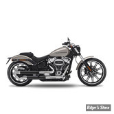 SILENCIEUX - KESSTECH - SOFTAIL M8 FLFB / FXRB/S 107CI 18/20 - FUSION LONG SLIP-ONS - FINITION : NOIR / EMBOUT : TAPERED CHROME - 180-2122-791