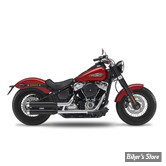 SILENCIEUX - KESSTECH - SOFTAIL M8 FXLR / FLSL / FXBB 107CI 18/20 - FUSION LONG SLIP ON MUFFLERS - FINITION : NOIR / EMBOUT : Straightcut Roundend end cap POLI - 180-2172-793