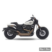 SILENCIEUX - KESSTECH - SOFTAIL M8 107CI FXFB 18/20 - 2IN2 FUSION SHORT SLIP-ONS - FINITION : NOIR / EMBOUT : Straightcut Roundend NOIR - 182-2132-763