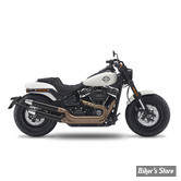 SILENCIEUX - KESSTECH - SOFTAIL M8 107CI FXFB 18/20 - 2IN2 FUSION SHORT SLIP-ONS - FINITION : NOIR / EMBOUT : TAPERED CHROME - 182-2132-791