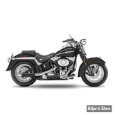 SILENCIEUX KESSTECH - SOFTAIL 80CI SOFTAIL EVOLUTION FXST 84/99 - 2IN2 3" LOW SLIP-ONS ESM2 - FINITION : NOIR / EMBOUT : Tapered chromé - 2012-791