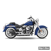 SILENCIEUX KESSTECH - SOFTAIL 88CI FLSTN 00/06 - 2IN2 3" HIGH SLIP-ONS ESM2 - FINITION : NOIR / EMBOUT : Tapered chromé - 2172-791