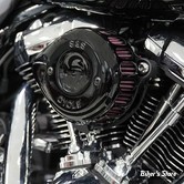 FILTRE A AIR - S&S - MINI TEARDROP STEALTH AIR CLEANER KIT - MILWAUKEE EIGHT TOURING 17UP / SOFTAIL 18UP - NOIR BRILLANT - 170-0436C