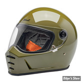 CASQUE INTEGRAL - BILTWELL - LANE SPLITTER HELMET / ECE R22.06 - VERT OLIVE / GREEN OLIVE - TAILLE XS