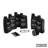 Kit vidange moteur - SAE 50 - SHOVELHEAD FL/FX 82/84 - BIG OIL SERVICE KIT - FILTRE A HUILE : NOIR -  MCS / VSPEC