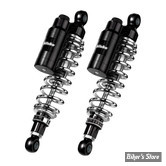 AMORTISSEURS - 13" / 330MM - BITUBO - V-ROD 02/06 - WMT SERIE - WMT DUAL SHOCK ABSORBER SET - PIGGYBACK - WMT03 - NOIR / CHROME