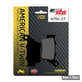 - PLAQUETTES ARRIERE - PAN AMERICA RA1250 21UP - OEM 41300241 - SBS - STREET CARBON TECH (ORGANIC)