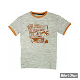 - TEE-SHIRT - RUSTY PISTONS - Tiki t-shirt - GREY - TAILLE S