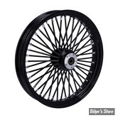 23 x 3.50 - MCS RADIAL 48 FAT SPOKE FRONT WHEEL - APPLICATION CUSTOM AXE 1" - MCS RADIAL 48 FAT SPOKE FRONT WHEEL 3.50 X 23 DF BLACK