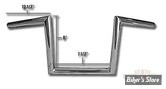 GUIDON JAMMER - Z-BAR - HAUTEUR : 8" NARROW STYLE - FINITION : CHROME - AVEC EMPREINTES