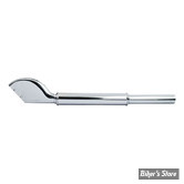 SILENCIEUX - FISHTAIL - DIAMETRE EXTERNE : 63.50MM / LONGUEUR : 34" - 1"3/4 - CHROME 