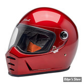 CASQUE INTEGRAL - BILTWELL - LANE SPLITTER HELMET / ECE R22.06 - cherry red - TAILLE S